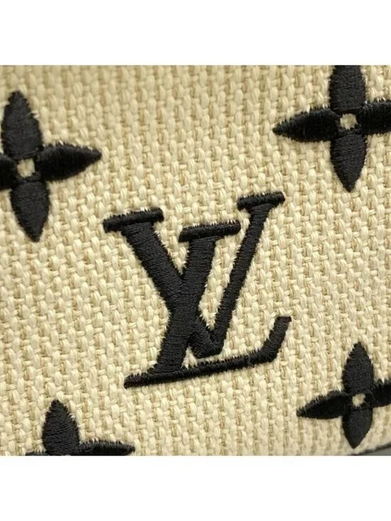 Louis Vuitton Handbag by the Pool Mini Pochette Noir Black Beige - Picture 15 of 15